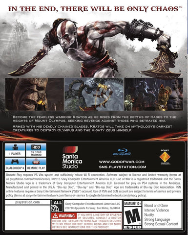 God Of War : Remastered