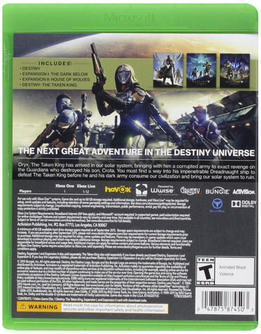 Destiny The Taken King : Legendary Edition