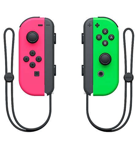 Nintendo Switch Joy-con Neon Pink/Neon Green
